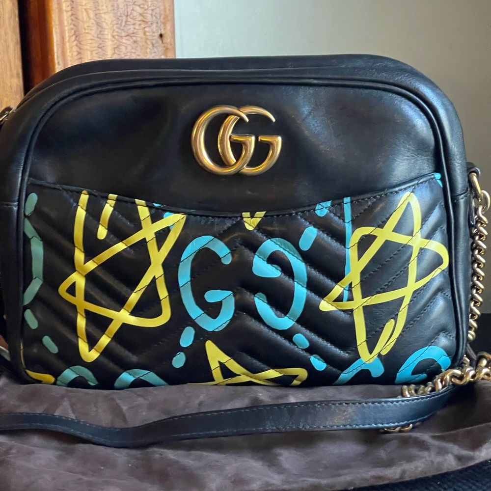 Gucci marmot ghost crossbody